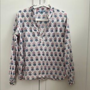 LBC Sassaroo Shirt, Pink Hydrangea Print